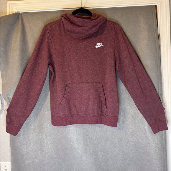 Nike Tops - Nike Maroon Cowl Neck HoodieSweatshirt Classic Pullover Style. Excellent Con.